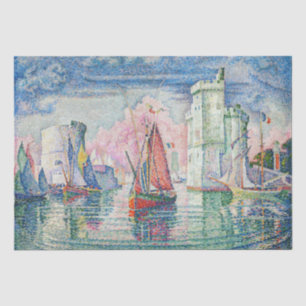 Paul Signac - Eingang des Hafens von La Rochelle Seidenpapier
