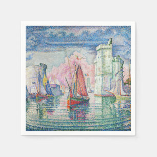 Paul Signac - Eingang des Hafens von La Rochelle Serviette