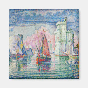 Paul Signac - Eingang zum Hafen von La Rochelle Magnet