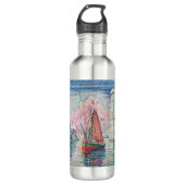 Paul Signac - Eintritt in den Hafen von La Rochell Edelstahlflasche (Vorderseite)