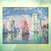 Paul Signac - Eintritt in den Hafen von La Rochell Fensteraufkleber (Blatt 3)