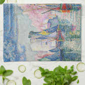 Paul Signac - Eintritt in den Hafen von La Rochell Geschirrtuch (Gefaltet)