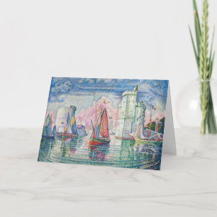 Paul Signac - Eintritt in den Hafen von La Rochell Karte