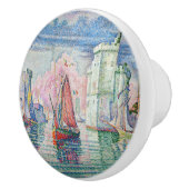 Paul Signac - Eintritt in den Hafen von La Rochell Keramikknauf (Rechts)