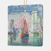 Paul Signac - Eintritt in den Hafen von La Rochell Keramikornament (Links)