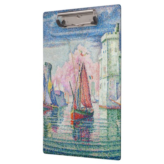 Paul Signac - Eintritt in den Hafen von La Rochell Klemmbrett (Links)