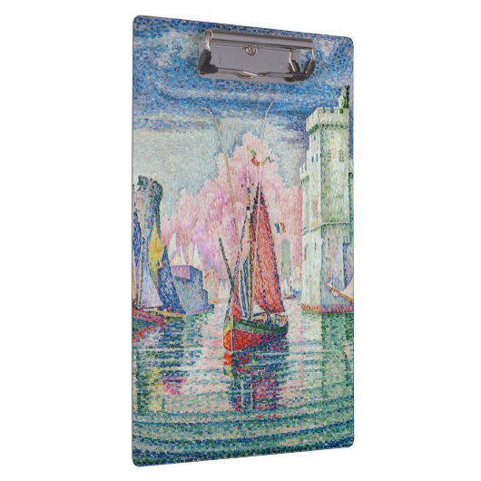 Paul Signac - Eintritt in den Hafen von La Rochell Klemmbrett (Rechts)