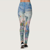 Paul Signac - Eintritt in den Hafen von La Rochell Leggings (Rückseite)