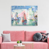 Paul Signac - Eintritt in den Hafen von La Rochell Leinwanddruck (Insitu (Wohnzimmer))