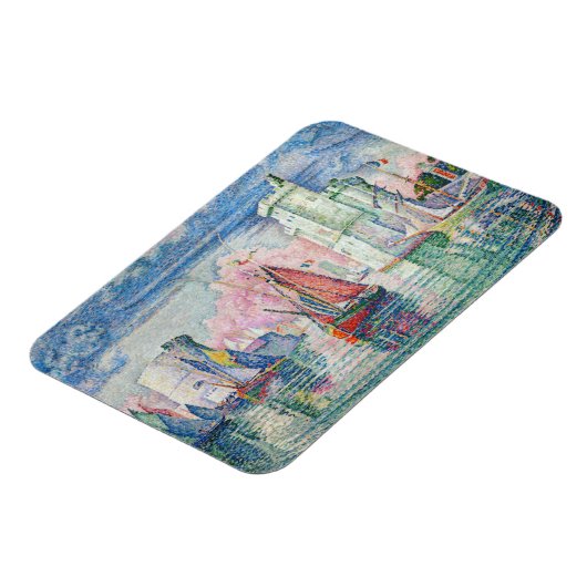 Paul Signac - Eintritt in den Hafen von La Rochell Magnet (Linke Seite)