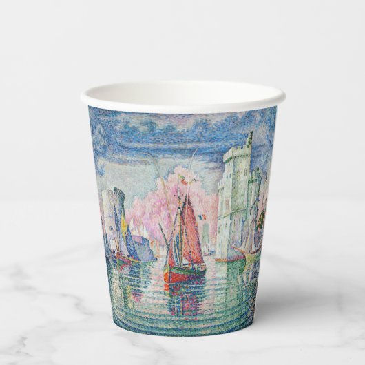 Paul Signac - Eintritt in den Hafen von La Rochell Pappbecher (Rückseite)