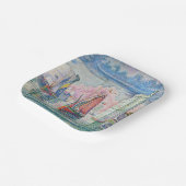 Paul Signac - Eintritt in den Hafen von La Rochell Pappteller (Gewinkelt)