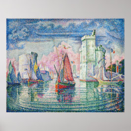 Paul Signac - Eintritt in den Hafen von La Rochell Poster