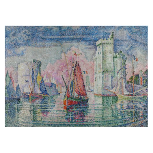 Paul Signac - Eintritt in den Hafen von La Rochell Schneidebrett (Vorderseite)