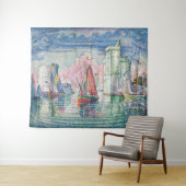 Paul Signac - Eintritt in den Hafen von La Rochell Wandteppich (Beispiel (Horizontal))