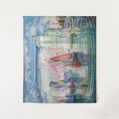 Paul Signac - Eintritt in den Hafen von La Rochell Wandteppich (Vorderseite)