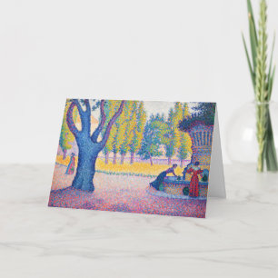 Paul Signac - Fontaine des Lices, Saint-Tropez Karte