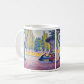Paul Signac - Fountain des Lices, Saint-Tropez Kaffeetasse (Vorderseite Links)