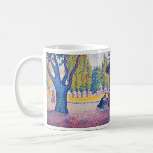 Paul Signac - Fountain des Lices, Saint-Tropez Kaffeetasse (Links)