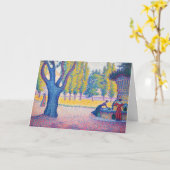 Paul Signac - Fountain des Lices, Saint-Tropez Karte (Gelbe Blume)