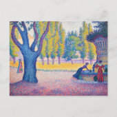 Paul Signac - Fountain des Lices, Saint-Tropez Postkarte (Vorderseite)