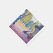 Paul Signac - Fountain des Lices, Saint-Tropez Serviette (Ecke)