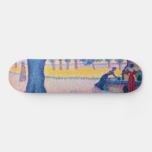 Paul Signac - Fountain des Lices, Saint-Tropez Skateboard (Horizontal)