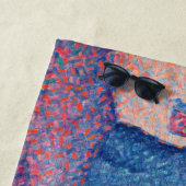 Paul Signac - Fountain des Lices, Saint-Tropez Strandtuch (Beispiel)