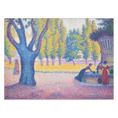 Paul Signac - Fountain des Lices, Saint-Tropez Tischdecke (Vorderseite (Horizontal))
