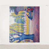 Paul Signac - Fountain des Lices, Saint-Tropez Wandteppich (Vorderseite)