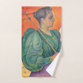 Paul Signac - Frau mit Sonnenschirm Badhandtuch Set (Handtuch)