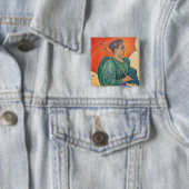 Paul Signac - Frau mit Sonnenschirm Button (Beispiel)