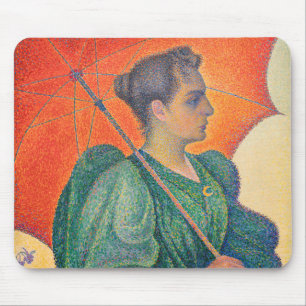 Paul Signac - Frau mit Sonnenschirm Mousepad