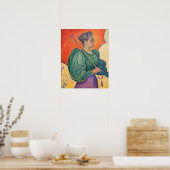 Paul Signac - Frau mit Sonnenschirm Poster (Küche)