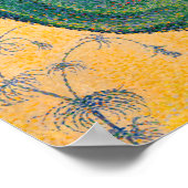 Paul Signac - Frau mit Sonnenschirm Poster (Ecke)