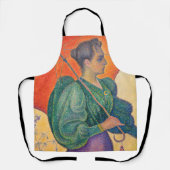 Paul Signac - Frau mit Sonnenschirm Schürze (Vorderseite)