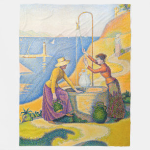 Paul Signac - Frauen am Brunnen Fleecedecke