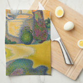 Paul Signac - Frauen am Brunnen Geschirrtuch (Viertel Falte)