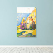 Paul Signac - Frauen am Brunnen Leinwanddruck (Insitu (Holzboden))