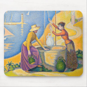 Paul Signac - Frauen am Brunnen Mousepad