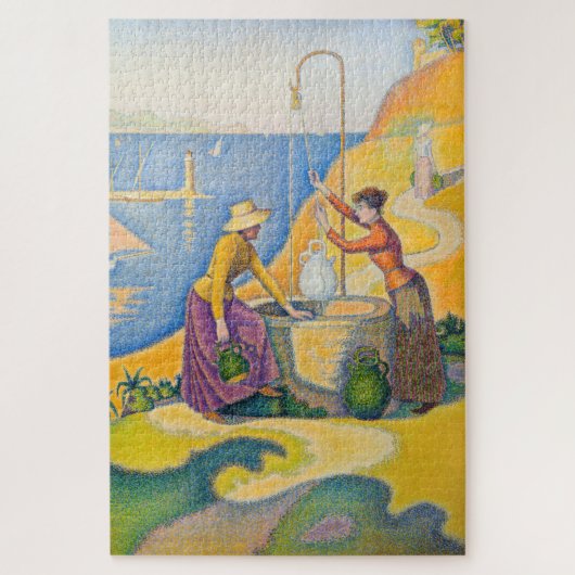 Paul Signac - Frauen am Brunnen Puzzle (Vertikal)