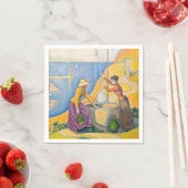 Paul Signac - Frauen am Brunnen Serviette (Beispiel)