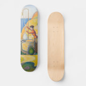 Paul Signac - Frauen am Brunnen Skateboard (Vorderseite)