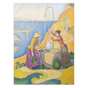 Paul Signac - Frauen am Brunnen Tischdecke