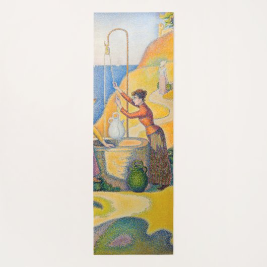 Paul Signac - Frauen am Brunnen Yogamatte (Rückseite)