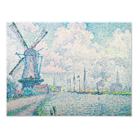 Paul Signac - Kanal von Overschie Fotodruck (Vorne)
