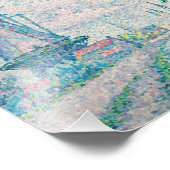 Paul Signac - Kanal von Overschie Fotodruck (Ecke)