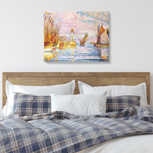 Paul Signac Lighthouse in Groix Leinwanddruck (Insitu (Schlafzimmer))