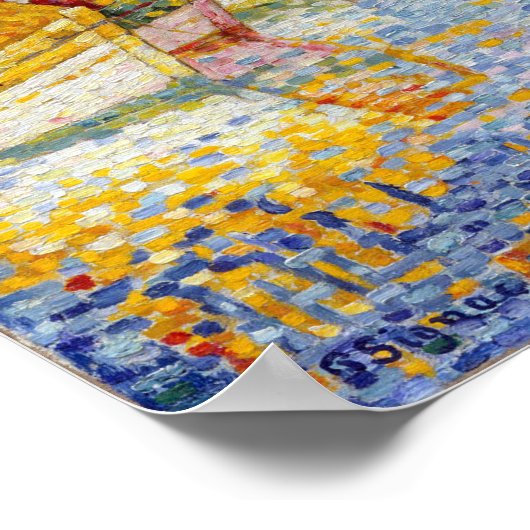 Paul Signac Lighthouse in Groix Poster (Ecke)