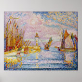 Paul Signac Lighthouse in Groix Poster (Vorne)